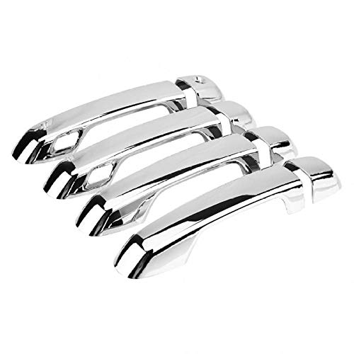 YXSMMB 8 Piezas de Cubierta de manija de Puerta de galvanoplastia de Cromo para automóvil. para Toyota Land Cruiser Prado 2010 2011 2012 2013 2014 2015 2016 2018