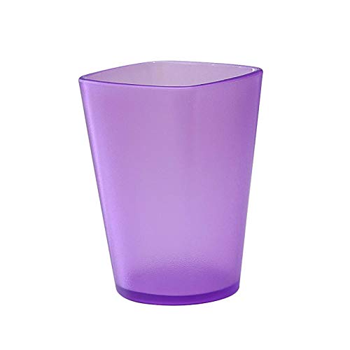 YYUYOM 2Pc Taza Simple Pareja Baño Plástico Enjuague Bucal Taza Niños Cepillo De Dientes Exfoliante Enjuague Bucal Taza-Azul