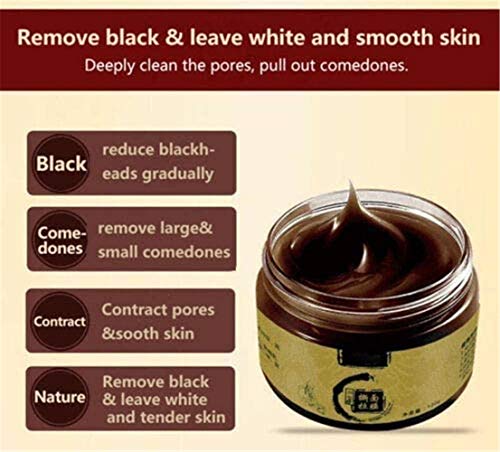 yyxxzqw Mascarilla pelar la Piel Sensible, Máscara Herbal Beauty Peel-Off, Mascarilla Facial de Limpieza Profunda para Todo Tipo de Cuidado de la Piel (3PCS)