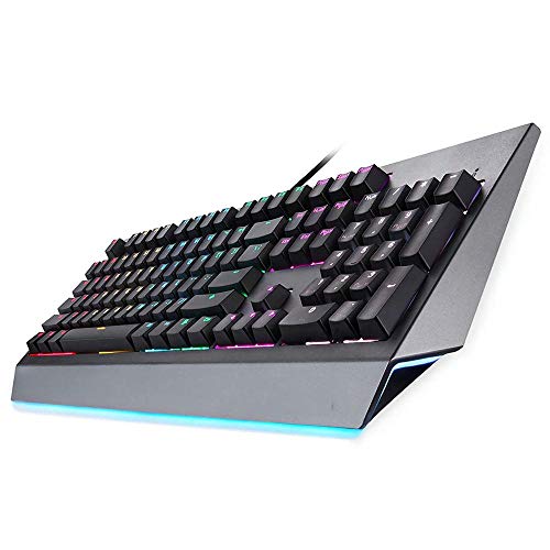 Zacheril Gaming Keyboard Mecánica RGB Gaming Keyboard 104 Interruptor de Llave Outemu Azul Juego mecánico del Teclado for Juegos de Ordenador portátil PC para Trabajar o Juegos