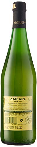 Zapiain Sidra Nature de 7º - Paquete de 6 botellas de 75 - Total 450 cl