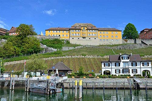 ZDZLYY Jigsaw puzzle 1000 piezas, Kit de madera, Crafts Glacier National Park Landscape Senshan Lake Gift Decoration Art, 75x50cm