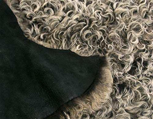 Zerimar Alfombras Piel de Cordero Natural | Medidas: 70x60 cm | Alfombra Pelo Largo | Alfombra Infantil de Pelo Largo | Alfombras Piel Cordero