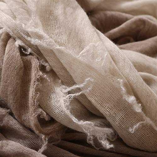 ZHENQ Caliente 1pcs Invierno Bufanda de Lana peinada Hecho a Mano Bufanda de la Cachemira Suave Bufanda y del Todo-Partido de la Manera del Invierno del Producto, 40cm * 162cm (Color : A)