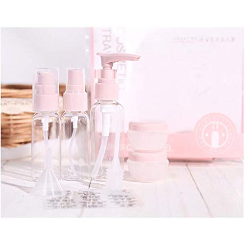 Zhou Botella de Spray Tipo Prensa, Travel Essentials Travel Set Embotellado de Botellas - Muestra de Perfume Sub-Botella pequeña Aprobada for Equipaje de Mano YAN (Color : Clear)