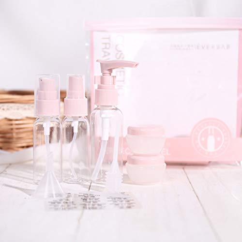 Zhou Botella de Spray Tipo Prensa, Travel Essentials Travel Set Embotellado de Botellas - Muestra de Perfume Sub-Botella pequeña Aprobada for Equipaje de Mano YAN (Color : Clear)