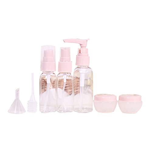 Zhou Botella de Spray Tipo Prensa, Travel Essentials Travel Set Embotellado de Botellas - Muestra de Perfume Sub-Botella pequeña Aprobada for Equipaje de Mano YAN (Color : Clear)