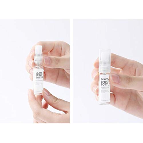 Zhou Embotellado de Perfume, Sub-Botella de Spray de Vidrio Sub-Botella de Muestra cosmética Aprobada for Equipaje de Mano YAN (Color : Clear)