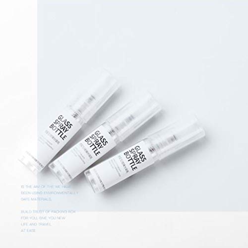 Zhou Embotellado de Perfume, Sub-Botella de Spray de Vidrio Sub-Botella de Muestra cosmética Aprobada for Equipaje de Mano YAN (Color : Clear)