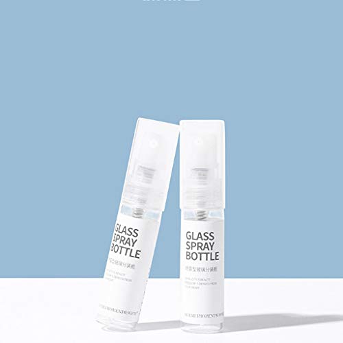 Zhou Embotellado de Perfume, Sub-Botella de Spray de Vidrio Sub-Botella de Muestra cosmética Aprobada for Equipaje de Mano YAN (Color : Clear)