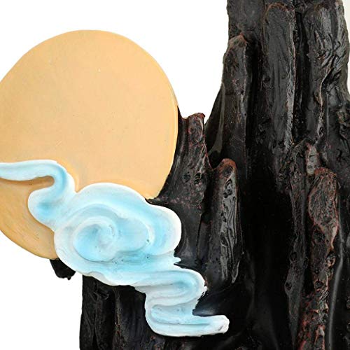 ZLYMX Reflujo Quemador de Incienso, Quemador de Incienso Holder palillo del Incienso Home Office Decor