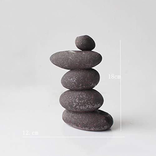 ZLYMX Rust Esmalte Volver Quemador de Incienso, Quemador for TowerHolders Mountain Home Office Yoga Quemador de Incienso