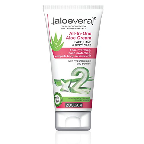 Zuccari - LÍNEA DE ALOE VERA X2 - UNIVERSAL ALOE CARA CREMA 75 ML MANOS DEL CUERPO