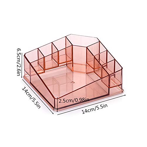 ZUOLUO Organizador Organizador de Maquillaje Perfume Titular Estacionarias Organizador de Almacenamiento Cajones de acrílico Red