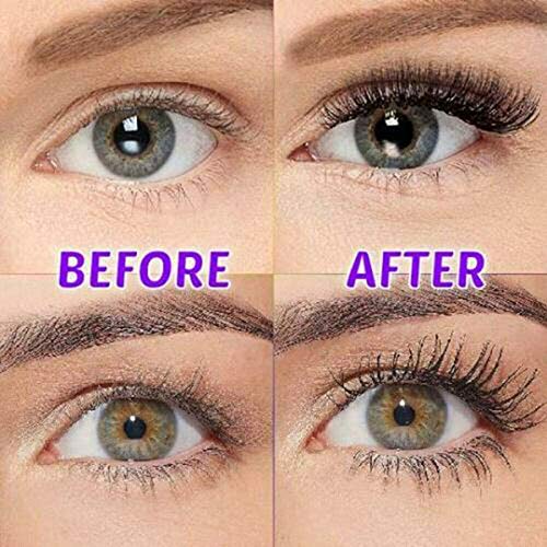 ZWCC Estrellada Mascara Mascara Vivid Galaxy 4D Pestañas De Seda De Fibra Gruesa Rimel A Prueba De Agua