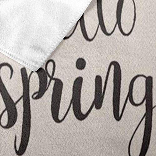 ZYWL Hogar baño Toalla de baño Toalla Toalla de Playa Manta Microfiber Soft Large Shower Bath Towels Beach Towels Bath Washcloths Bathroom Towels-Hello Spring Wreath Bike Home Farmhouse Decoration (P