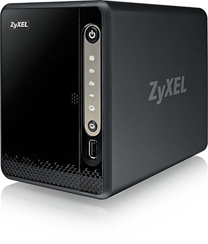 Zyxel Dispositivo de almacenamiento en red NAS [2 módulos] para el hogar con acceso remoto y transmisión multimedia [NAS326]