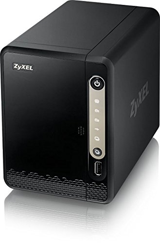 Zyxel Dispositivo de almacenamiento en red NAS [2 módulos] para el hogar con acceso remoto y transmisión multimedia [NAS326]