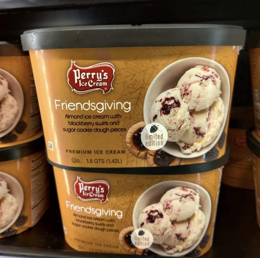 Wegmans vende un helado con sabor a 'Friendsgiving' que podría ser el más creativo de la temporada