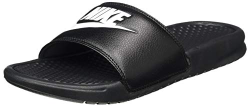 - Benassi Just Do It, Zapatos de playa y piscina Hombre, Negro (Black/White 090), 42.5 EU