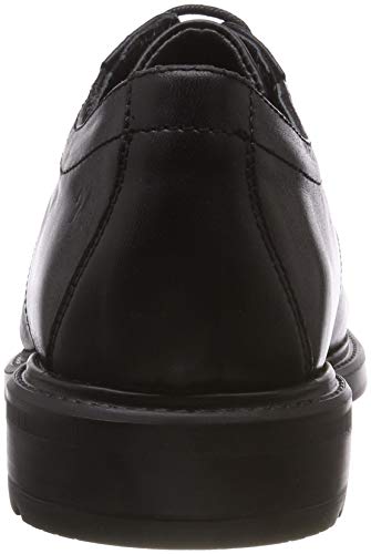 24 HORAS 10456, Zapatos de Cordones Oxford Hombre, Negro (Negro 7), 45 EU
