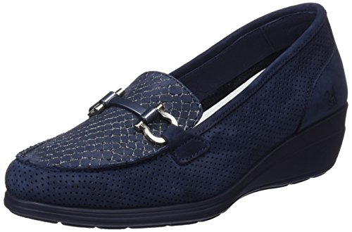 24 HORAS 23524, Mocasines para Mujer, Azul (Marino 5), 40 EU
