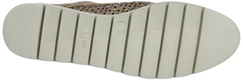 24 HORAS 23574, Zapatos de Cordones Oxford para Mujer, Beige (Taupe 10), 41 EU