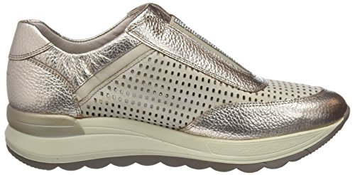 24 HORAS 23585, Zapatillas sin Cordones para Mujer, Dorado (Champan 3), 36 EU