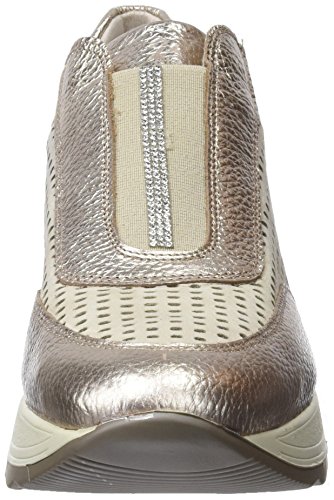 24 HORAS 23585, Zapatillas sin Cordones para Mujer, Dorado (Champan 3), 36 EU