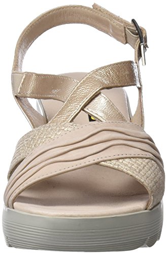24 HORAS 23626, Sandalias con Plataforma Mujer, Rosa (Nude 8), 40 EU