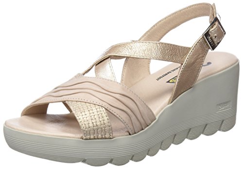 24 HORAS 23626, Sandalias con Plataforma Mujer, Rosa (Nude 8), 40 EU