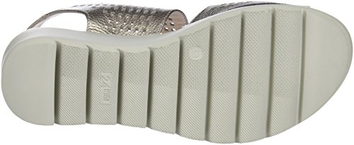 24 HORAS 23628, Sandalias con Punta Abierta para Mujer, Beige (Taupe 10), 40 EU