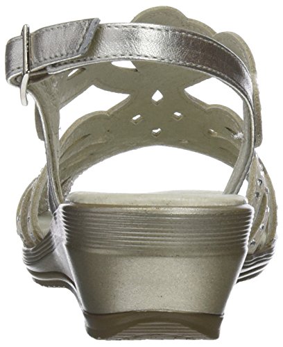 24 HORAS 23640, Sandalias con Tira a T para Mujer, Beige (Beige 1), 40 EU