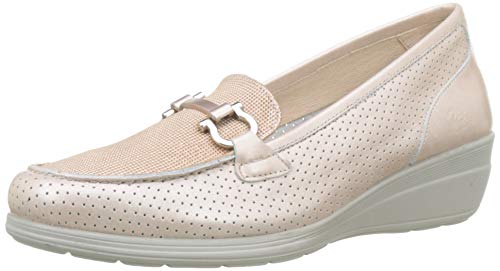 24 HORAS 23993, Mocasines Mujer, Rosa (Nude 8), 39 EU