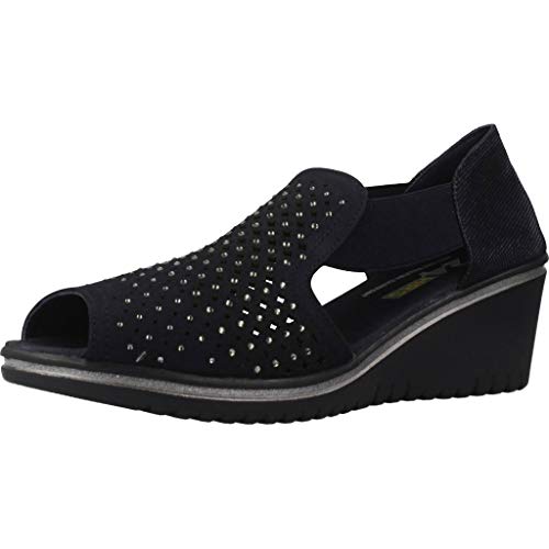 24 Horas Sandalias Chanclas Mujer 23983 para Mujer Azul 36 EU