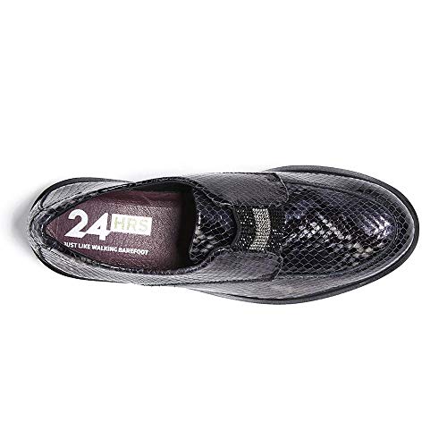 24 HRS Zapato Elastico Central Mujer Gris 40