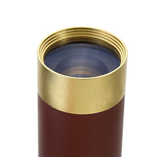 25 X 30 Zoom Telescopio Monocular HD, Mini Telescopio Monocular Retro Ajustable para Camping, Senderismo, Viajar al Aire Libre