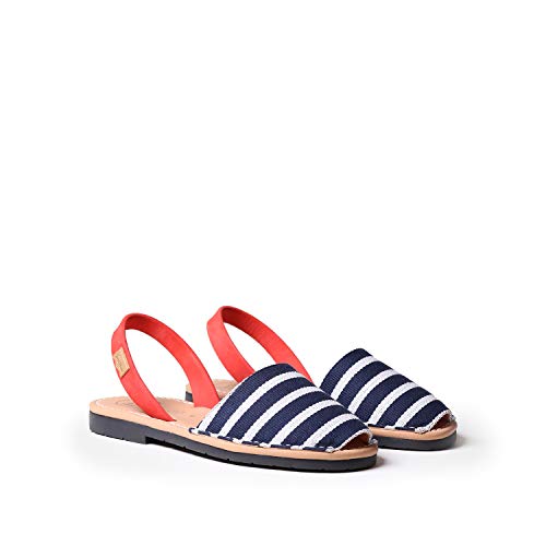 Abarca para Mujer en Piel - Mao-BR Marinero, 42 EU