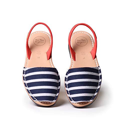 Abarca para Mujer en Piel - Mao-BR Marinero, 42 EU