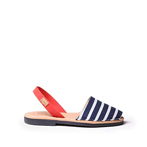 Abarca para Mujer en Piel - Mao-BR Marinero, 42 EU