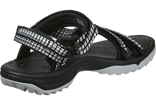 Action Sports (Teva DE) Sandalia W Terra Fi Lite Talón Abierto Mujer, Negro (Samba Black Multi Sbml), 43 EU