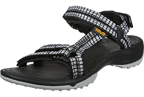 Action Sports (Teva DE) Sandalia W Terra Fi Lite Talón Abierto Mujer, Negro (Samba Black Multi Sbml), 43 EU