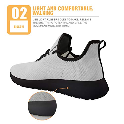 ADFD Zapatos deportivos de malla transpirable para hombres y mujeres, ideales para todo tipo de deportes y uso diario, B,43