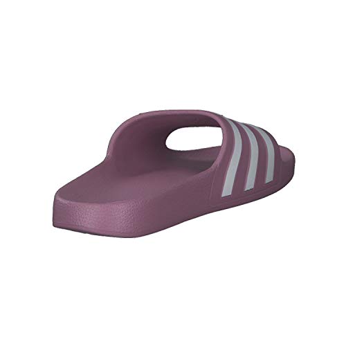 adidas Adilette Aqua, Slide Sandal Mujer, Cherry Metallic/Footwear White/Cherry Metallic, 39 EU