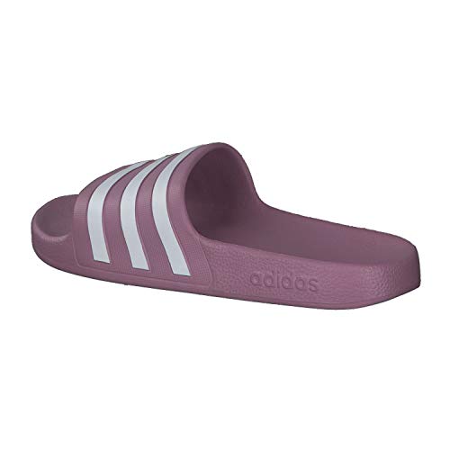 adidas Adilette Aqua, Slide Sandal Mujer, Cherry Metallic/Footwear White/Cherry Metallic, 39 EU