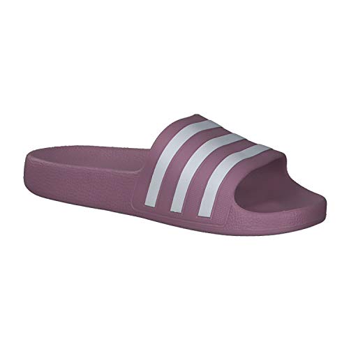 adidas Adilette Aqua, Slide Sandal Mujer, Cherry Metallic/Footwear White/Cherry Metallic, 42 EU