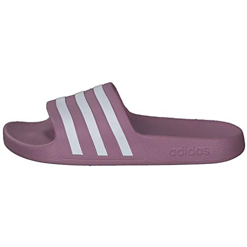 adidas Adilette Aqua, Slide Sandal Mujer, Cherry Metallic/Footwear White/Cherry Metallic, 42 EU