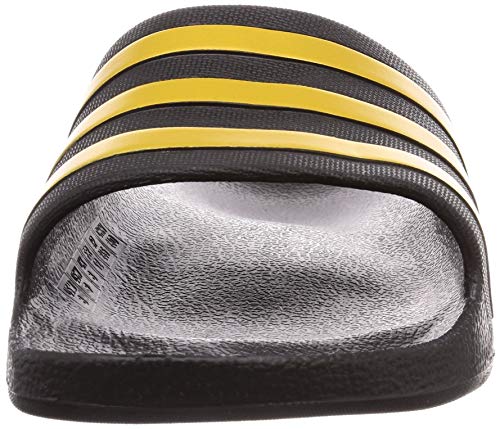 adidas Adilette Aqua, Slide Sandal Unisex Adulto, Core Black/Gold Metallic/Core Black, 39 EU