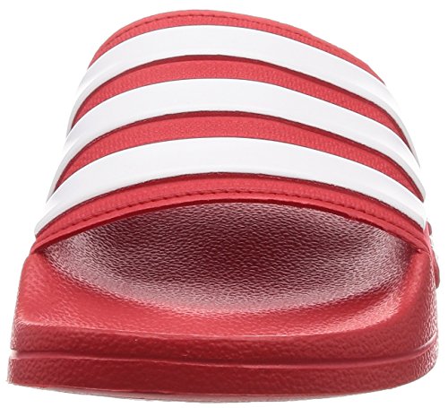 Adidas Adilette Cloudfoam Slides Chanclas Unisex, Rojo (Scarlet/Footwear White), 38 EU (5 UK)