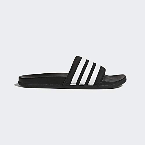 Adidas Adilette Comfort, Zapatos de Playa y Piscina Hombre, Negro (Core Black/Footwear White/Core Black 0), 43 EU